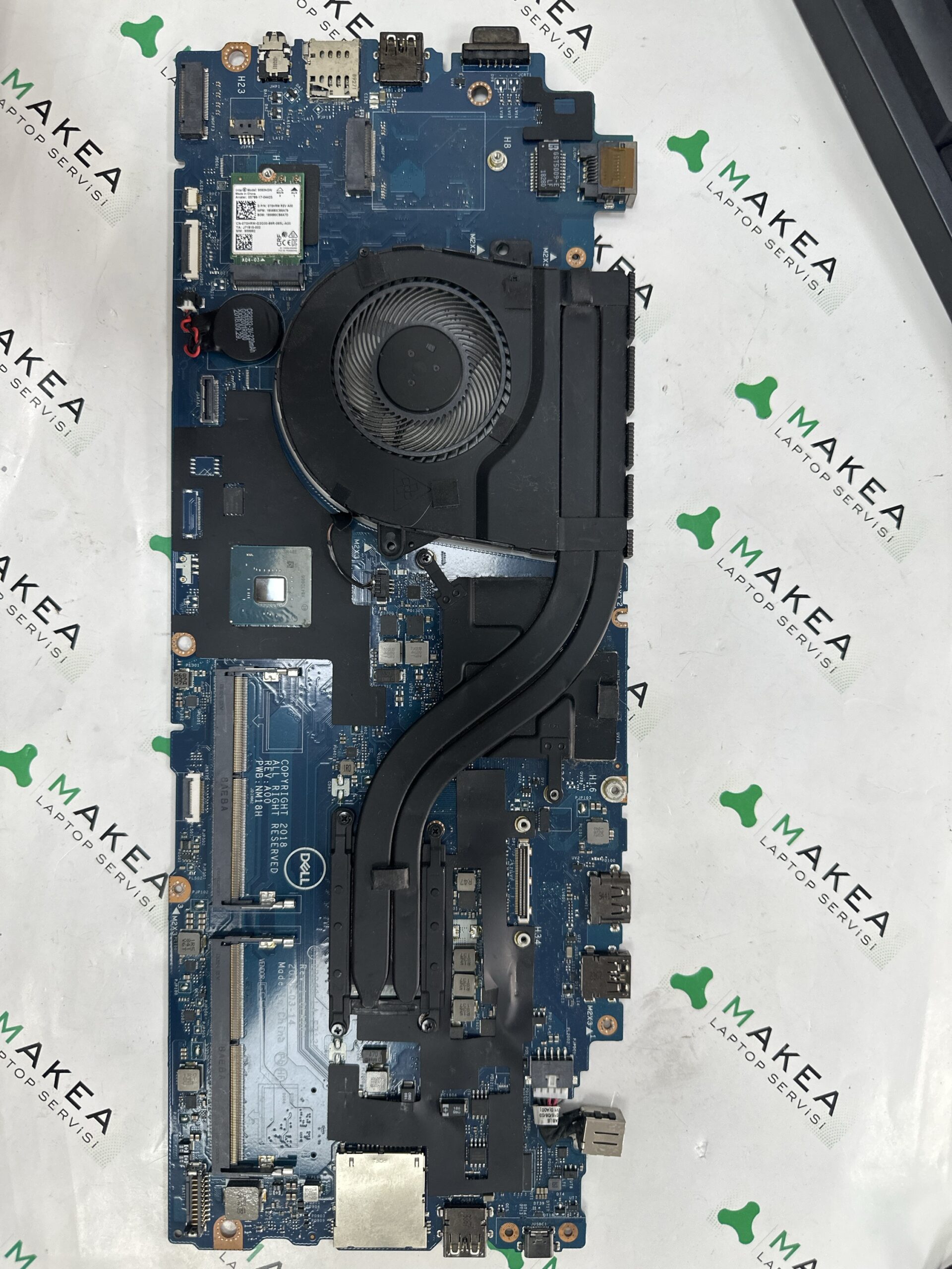 LA-F712P Dell Precision 3530 Intel I7-8850H Anakart LA-F712P - Görsel 3