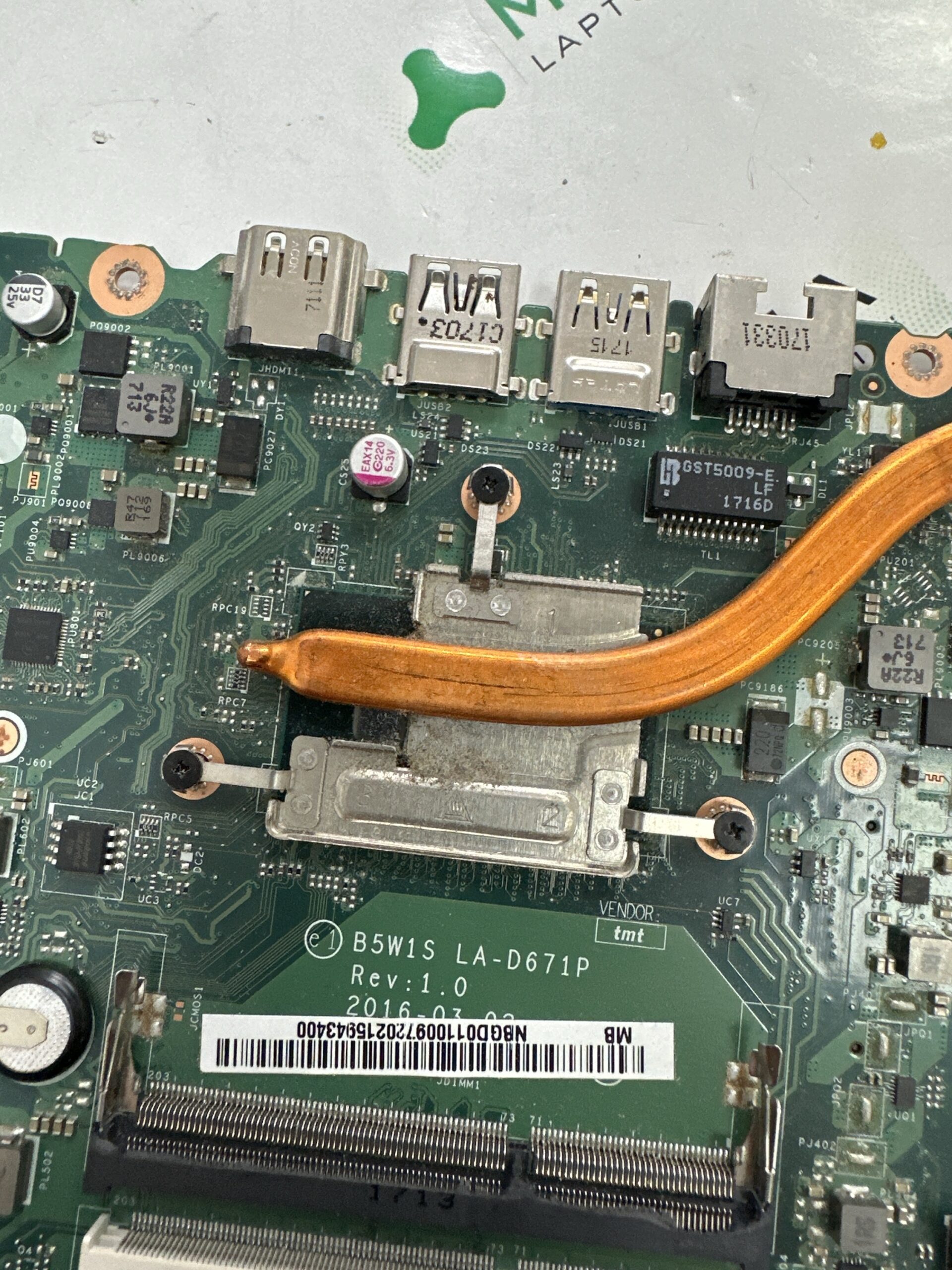 Acer aspire S1-572 LA-D641P LA-E061P LA-D641P LA-D671P anakart LA-D641P
i5 7. Nesil la-e061p - Görsel 3