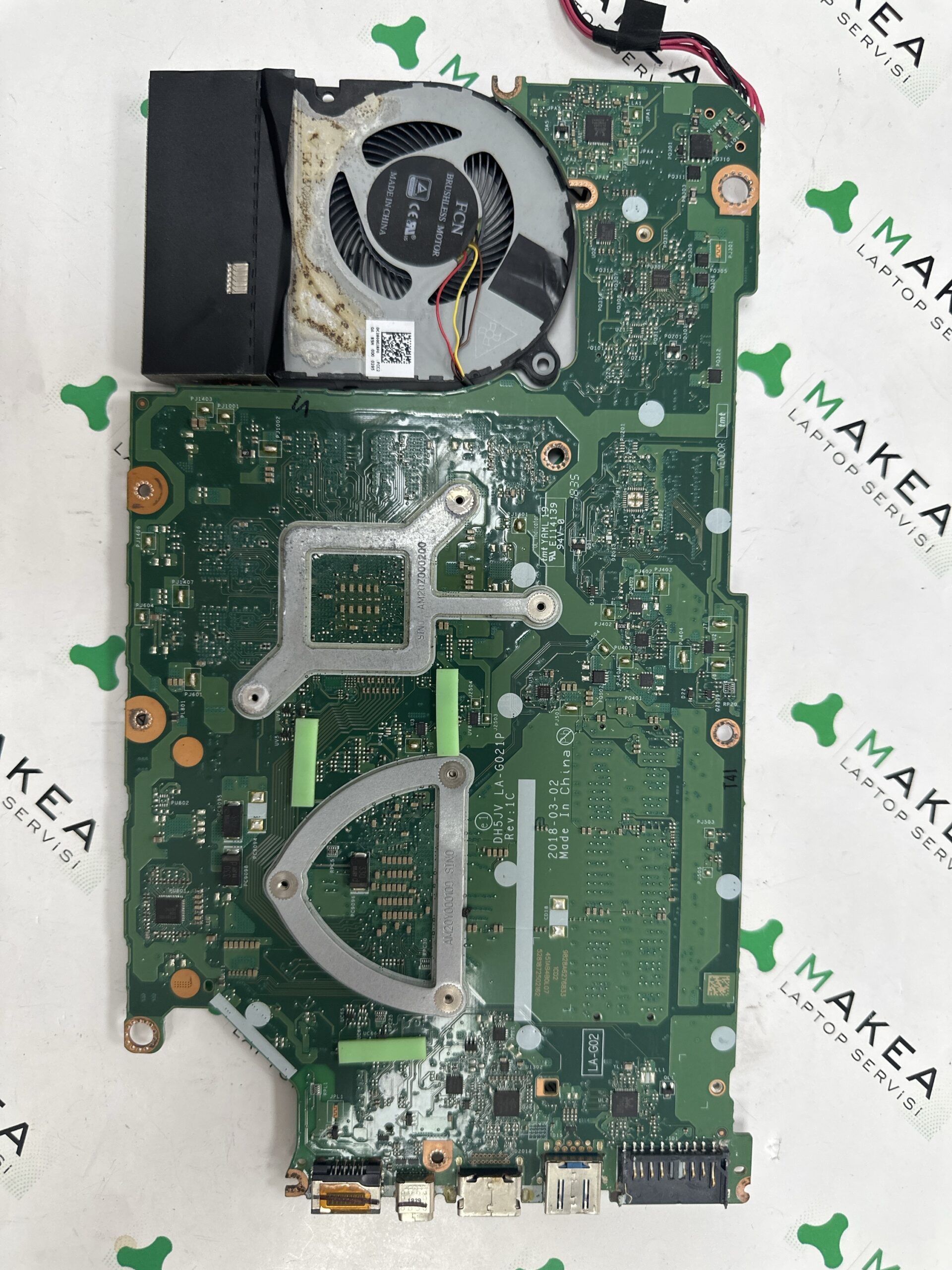 LA-G021P ACER AN515-42 A315-41 laptop anakart LA-G021P anakart DDR4 GPU RX560 - Görsel 2