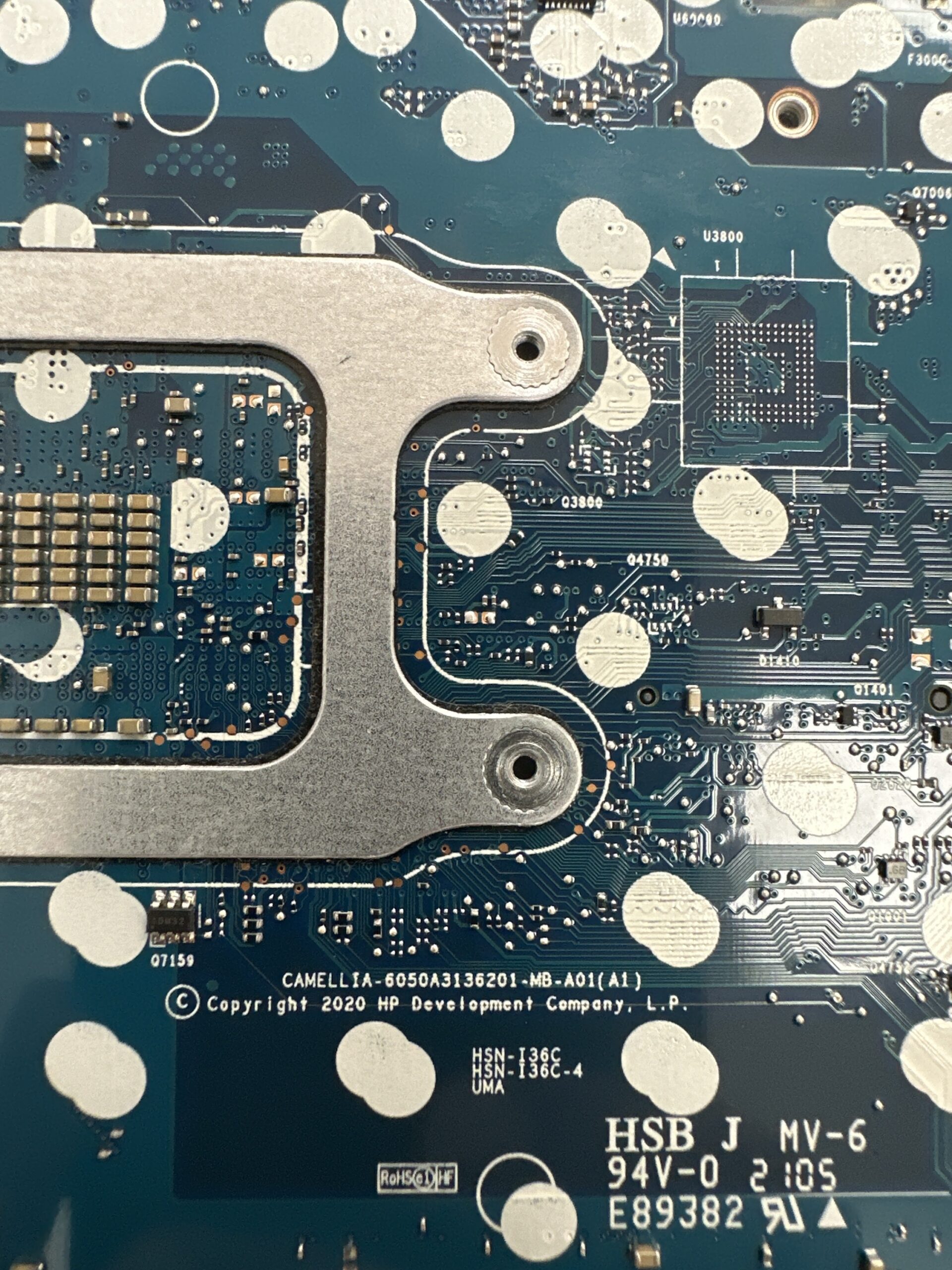 HP 830 G7 840 G7 6050A3136201-MB-A01 i5-10310U Laptop anakart - Görsel 2