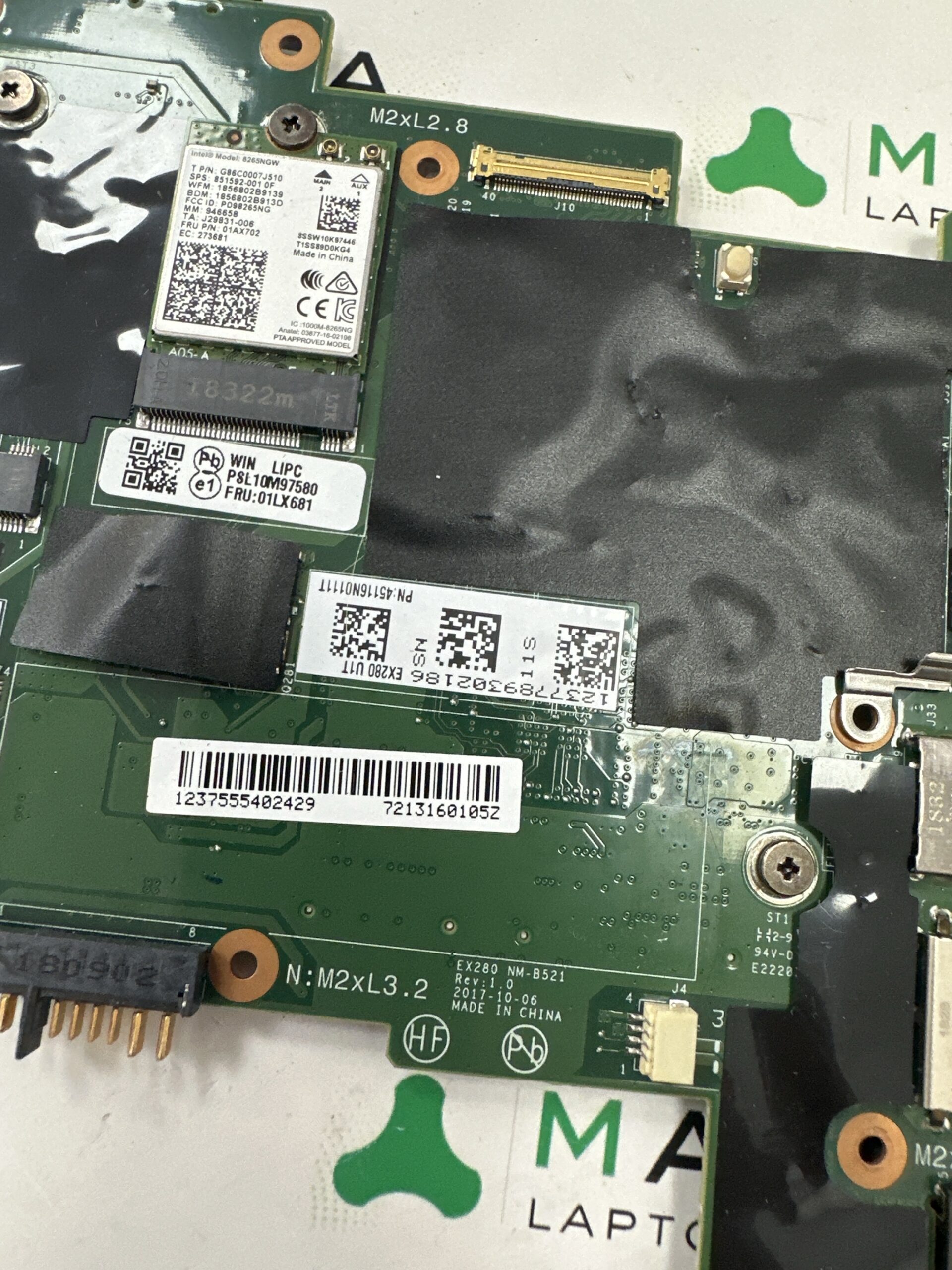 NM-B521 Lenovo ThinkPad X280 Laptop anakart i5 - 8 nesil - Görsel 3