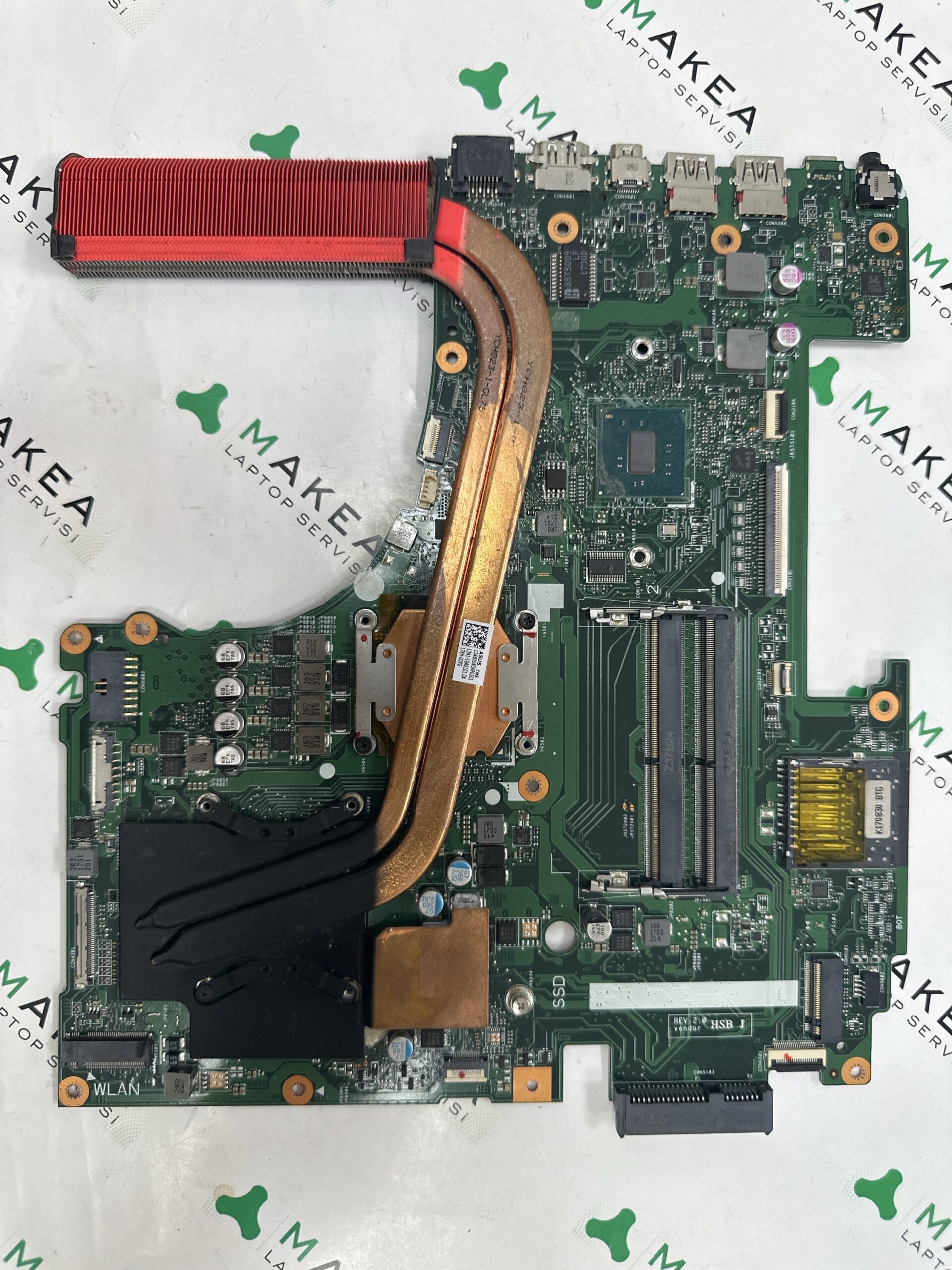 Asus GL753VD REV.2.0 için anakart SR32Q I7-7700HQ CPU GTX1050TI GPU ile 4GB Laptop anakart