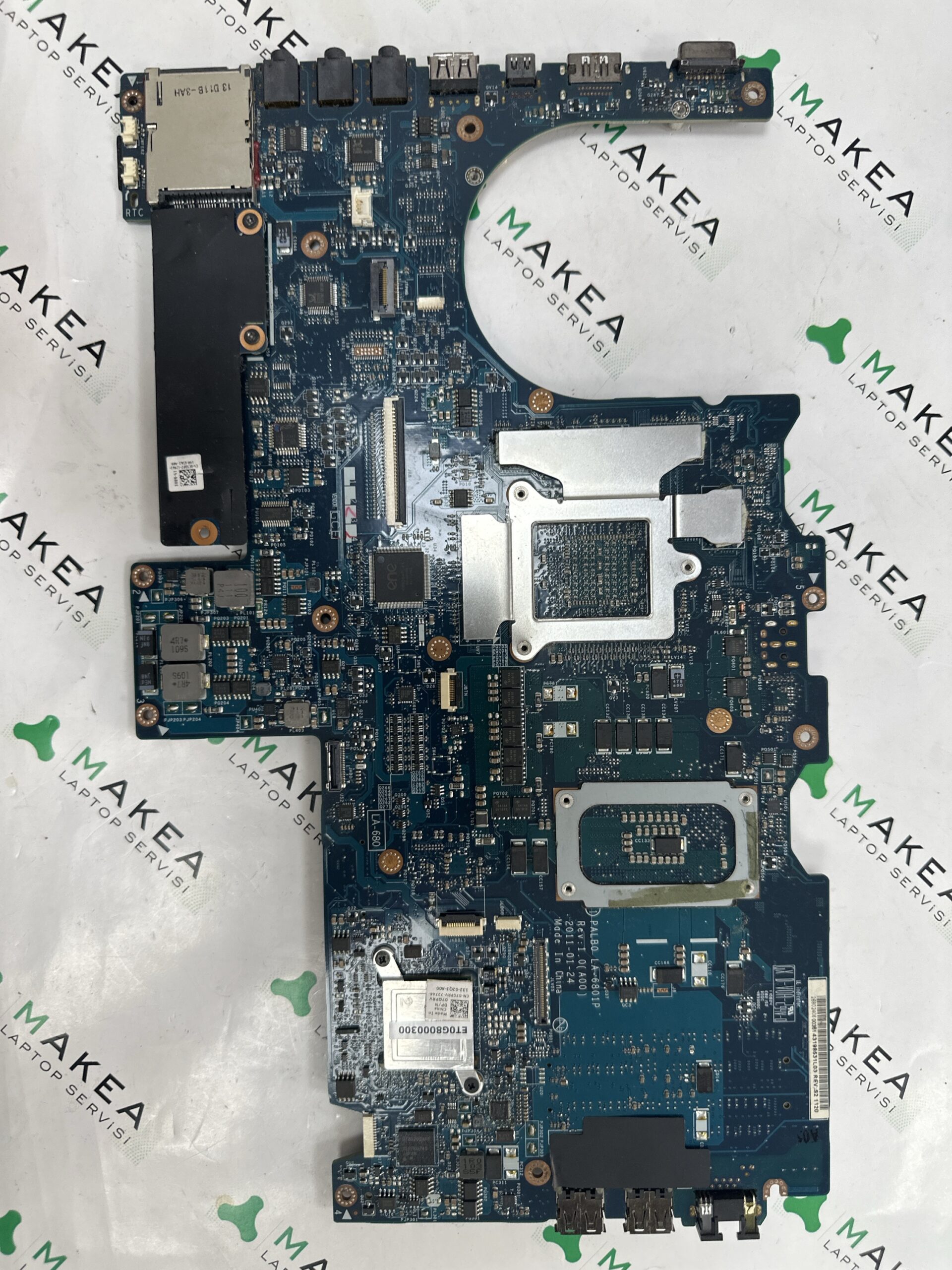 Dell Alienware M14X R1 laptop anakart LA-6801P - Görsel 2