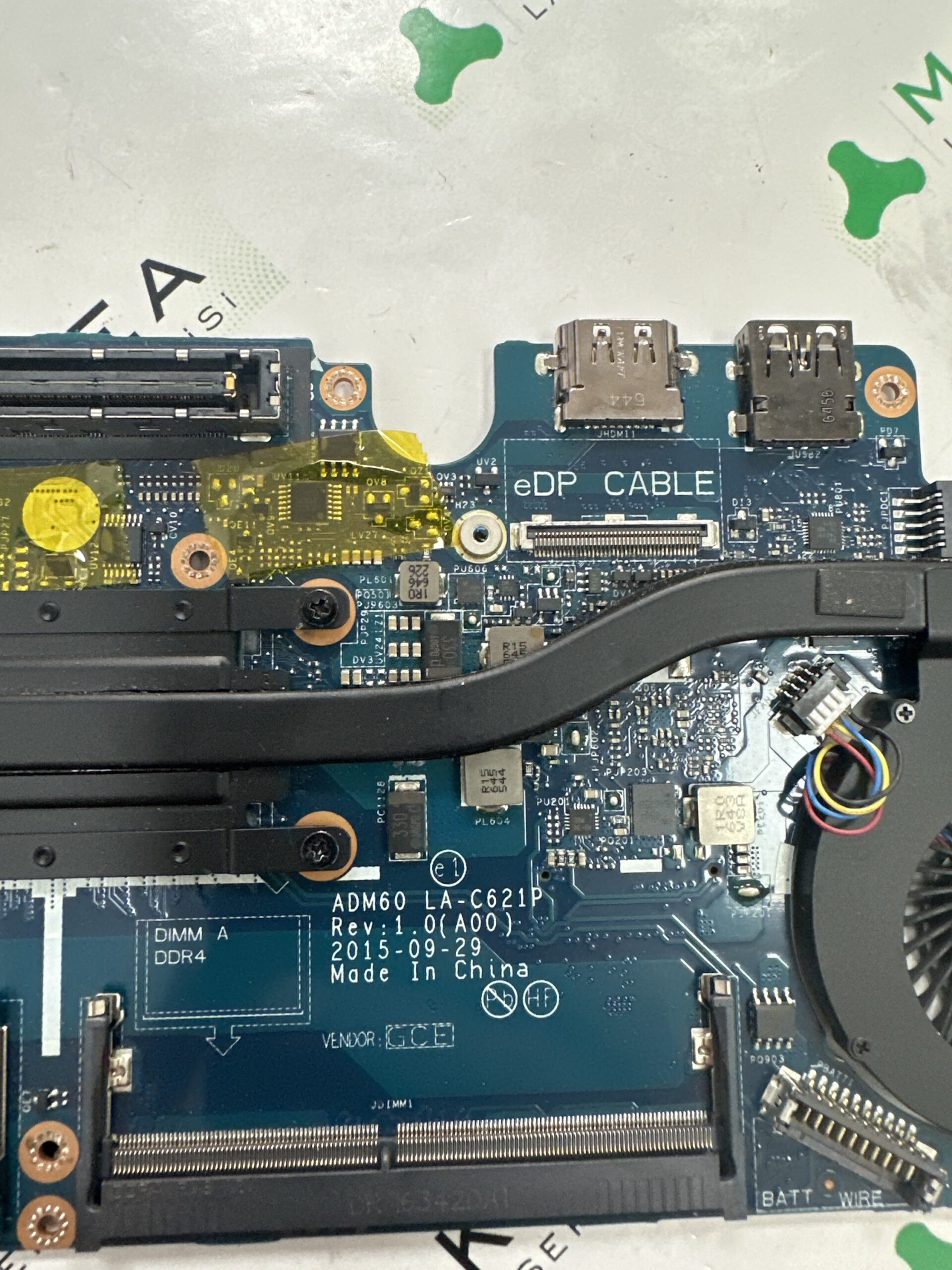 Dell Latitude E5270 Laptop anakart LA-C621P i3 -i5 6nesil - Görsel 2