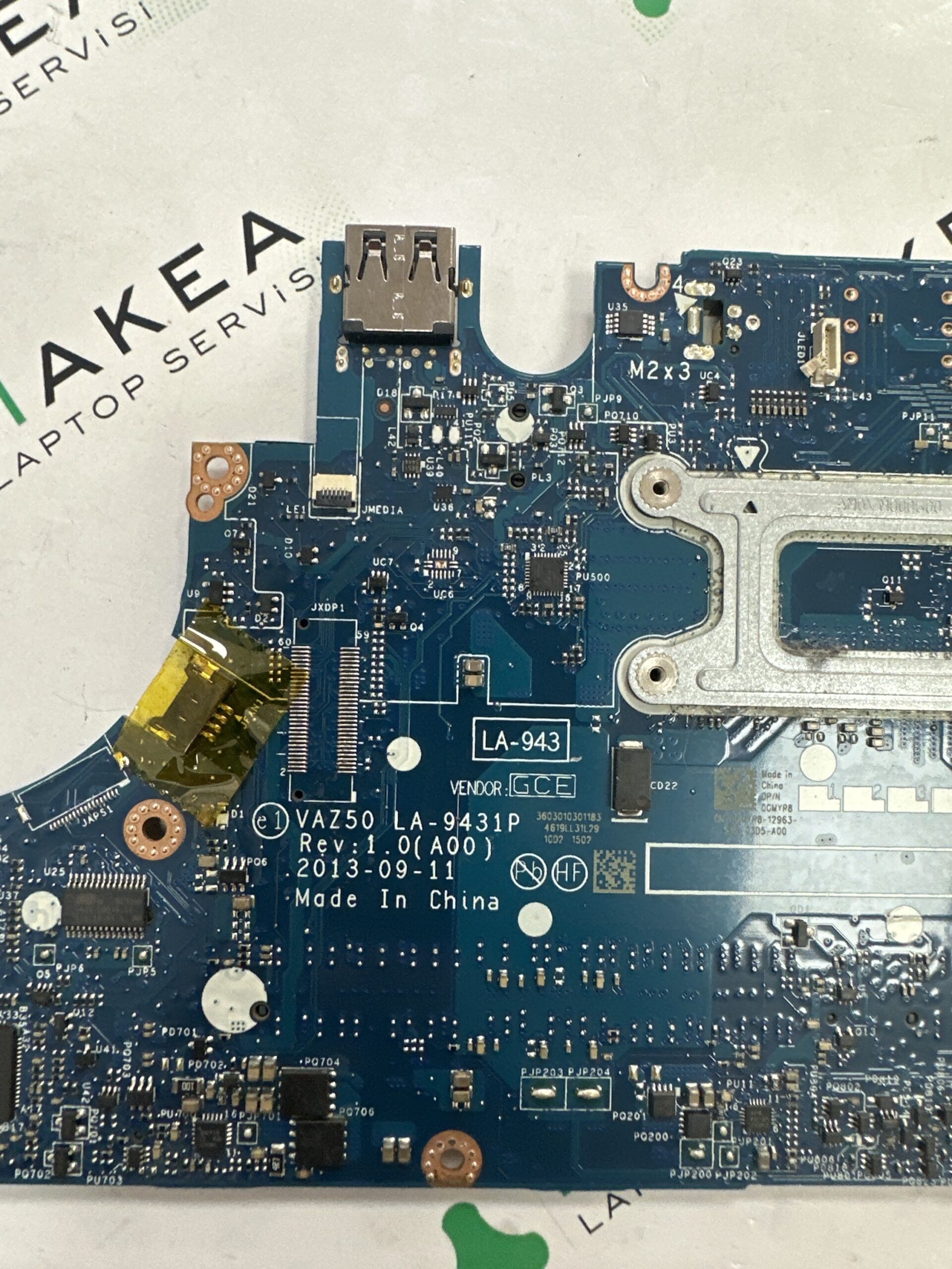 Dell Latitude LA-9431P E7240 için VAZ50 7240 anakart i5 - Görsel 3