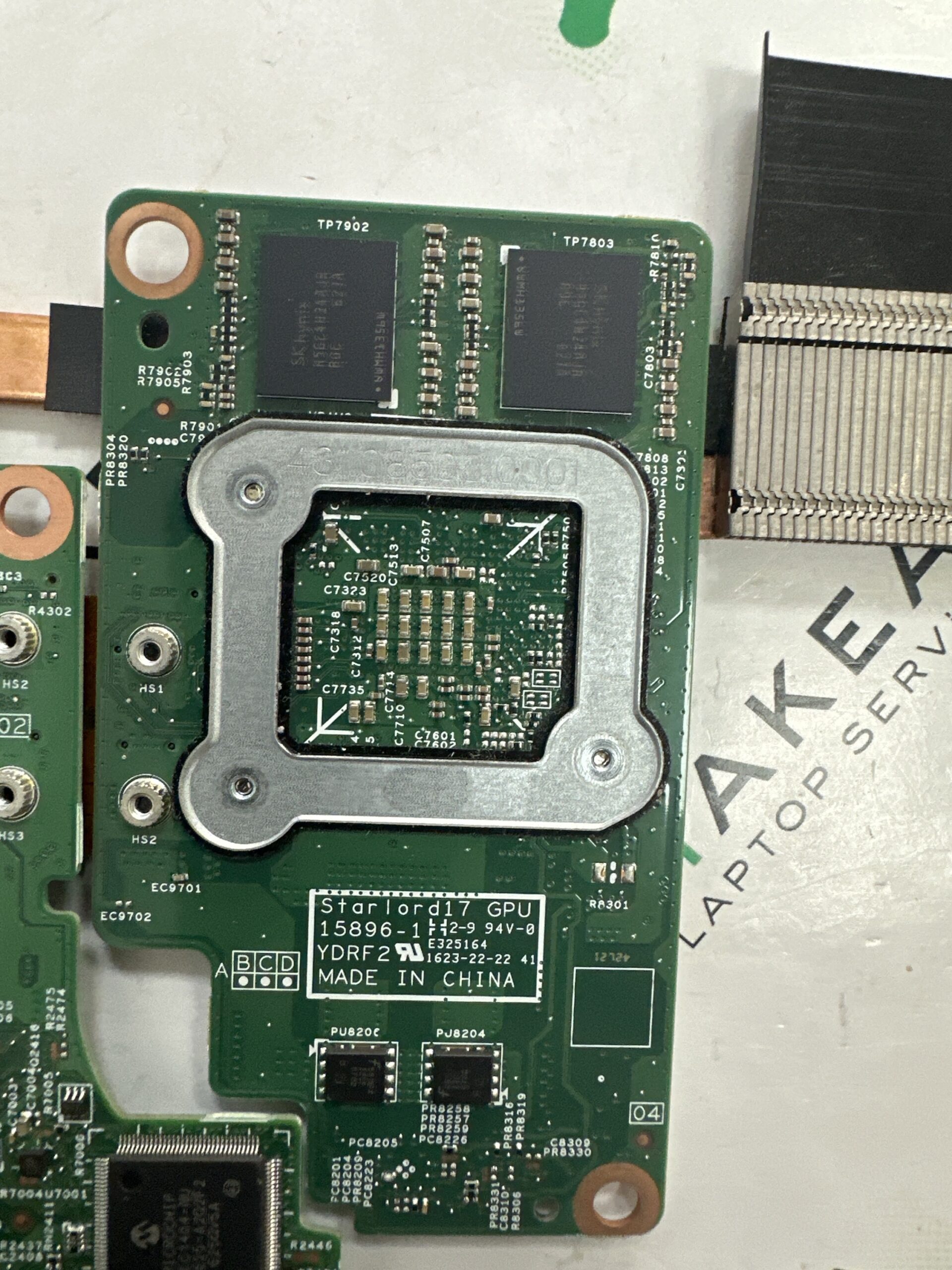 Dell Inspiron 17 7778 - 7579 uyumlu 940M 2GB ekran kartı 15896-1 STARLORD17 GPU