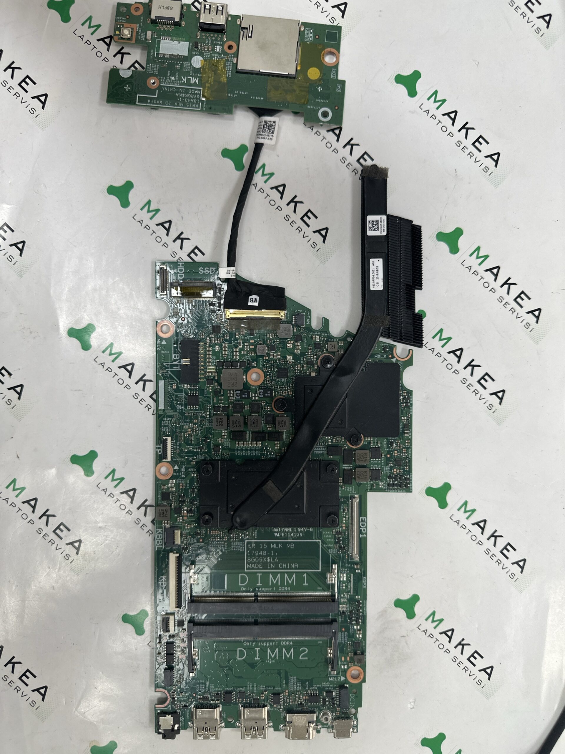 DELL Inspiron 17948-1 7380 - 7580 Laptop anakart i7-8565U