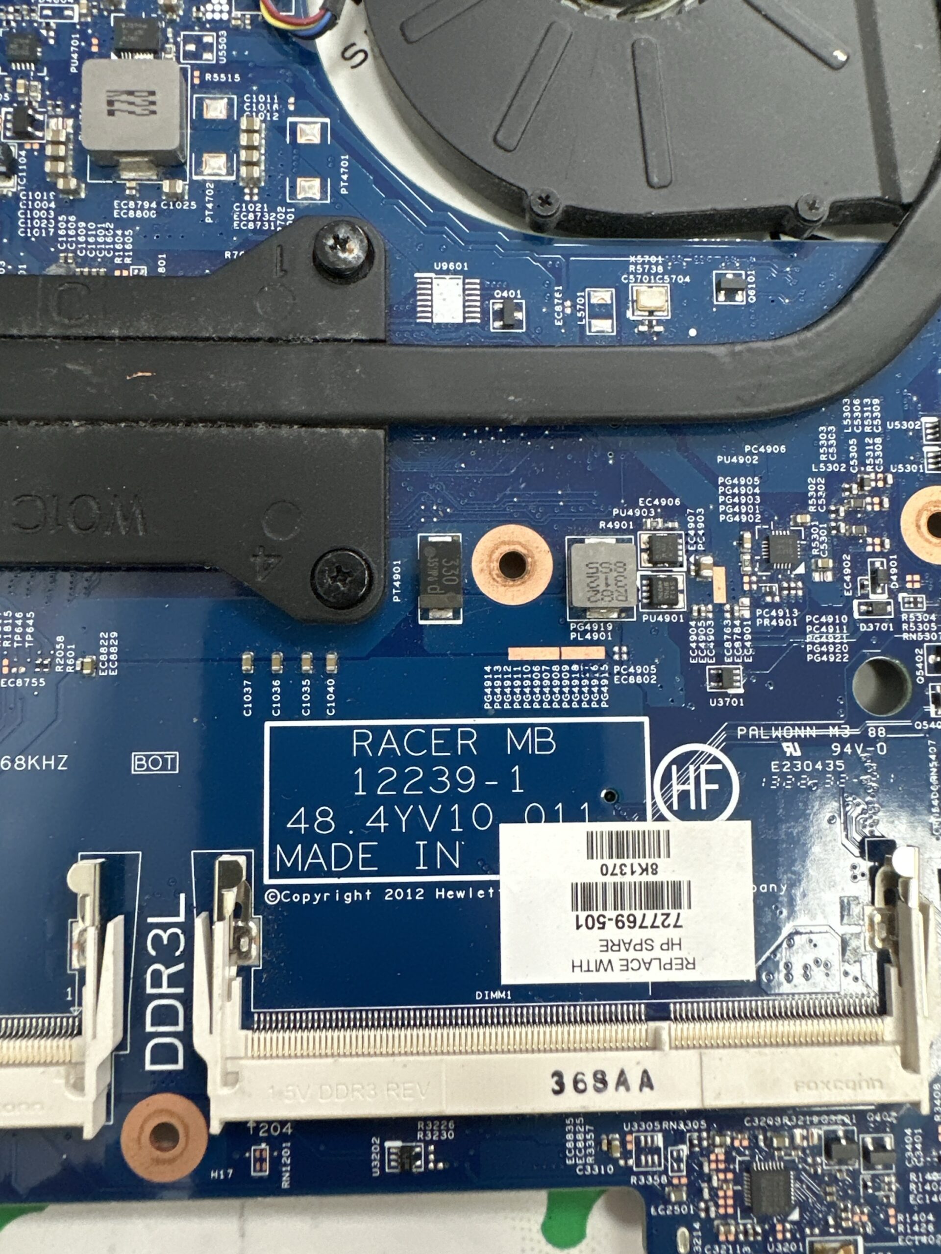 HP Probook 430 G1 i3-4010U HP Spare: 727769-501 RACER MB 12239-1 - Görsel 3