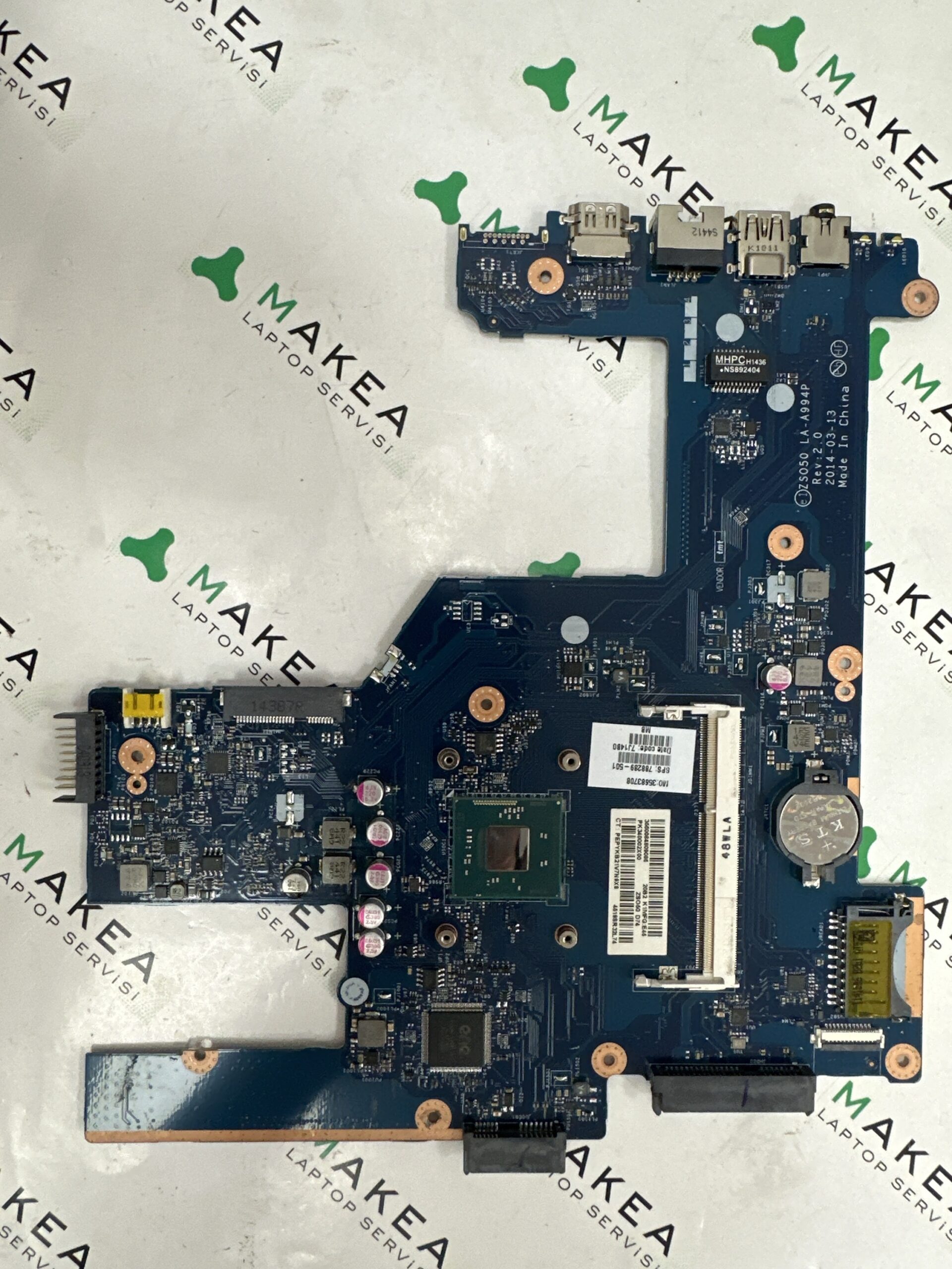 HP Pavilion 15-R ZSO50 250 G3 Celeron N2840 Anakart LA-A994P