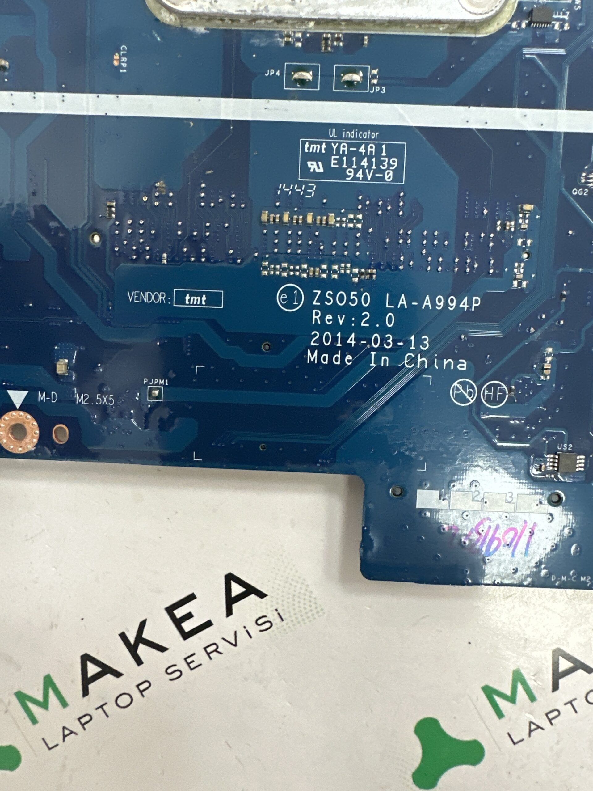 HP Pavilion 15-R ZSO50 250 G3 Celeron N2840 Anakart LA-A994P - Görsel 2