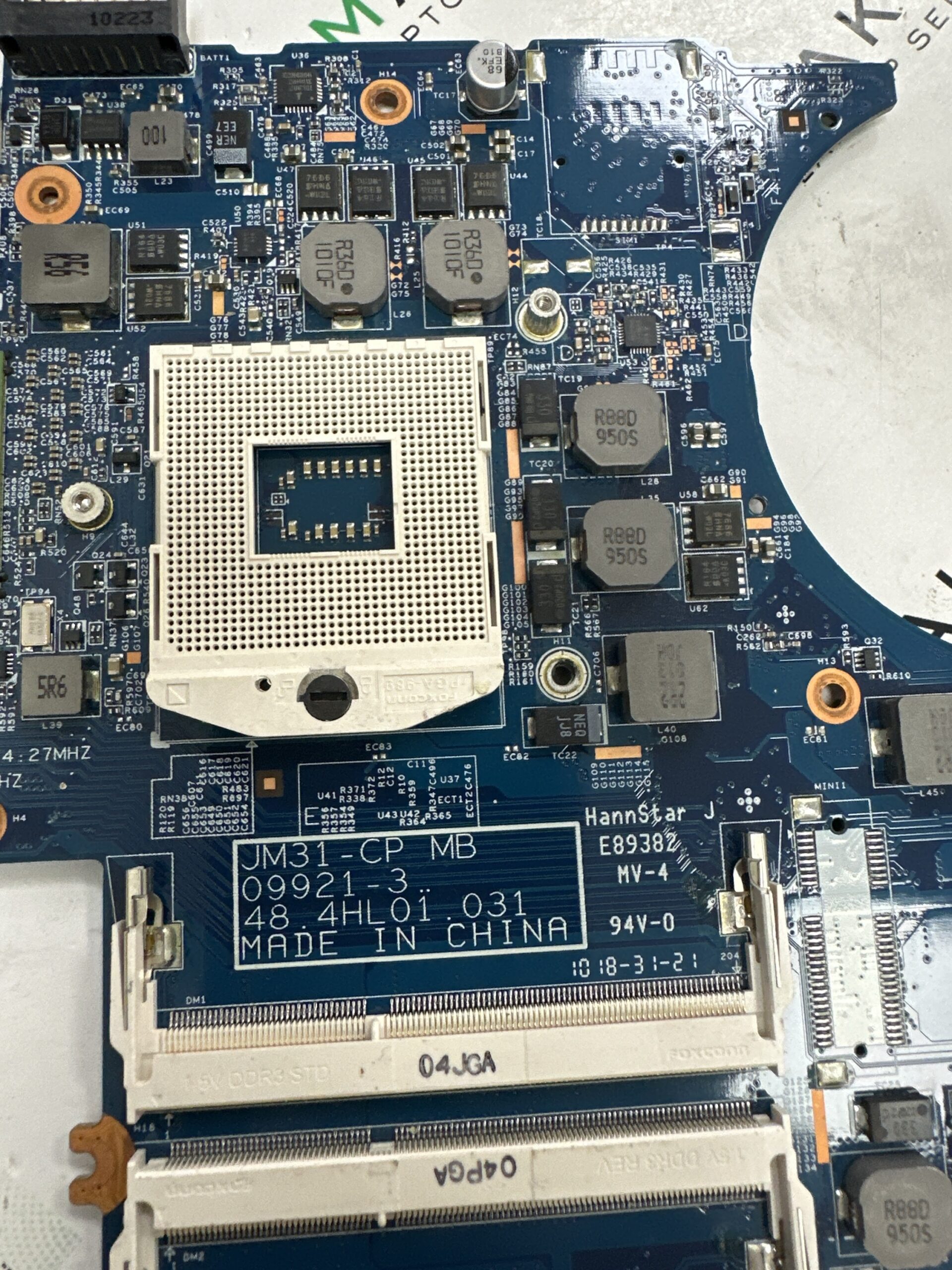 Acer Aspire 3820 3820T Dizüstü Bilgisayar Anakartı HM55 - Görsel 2
